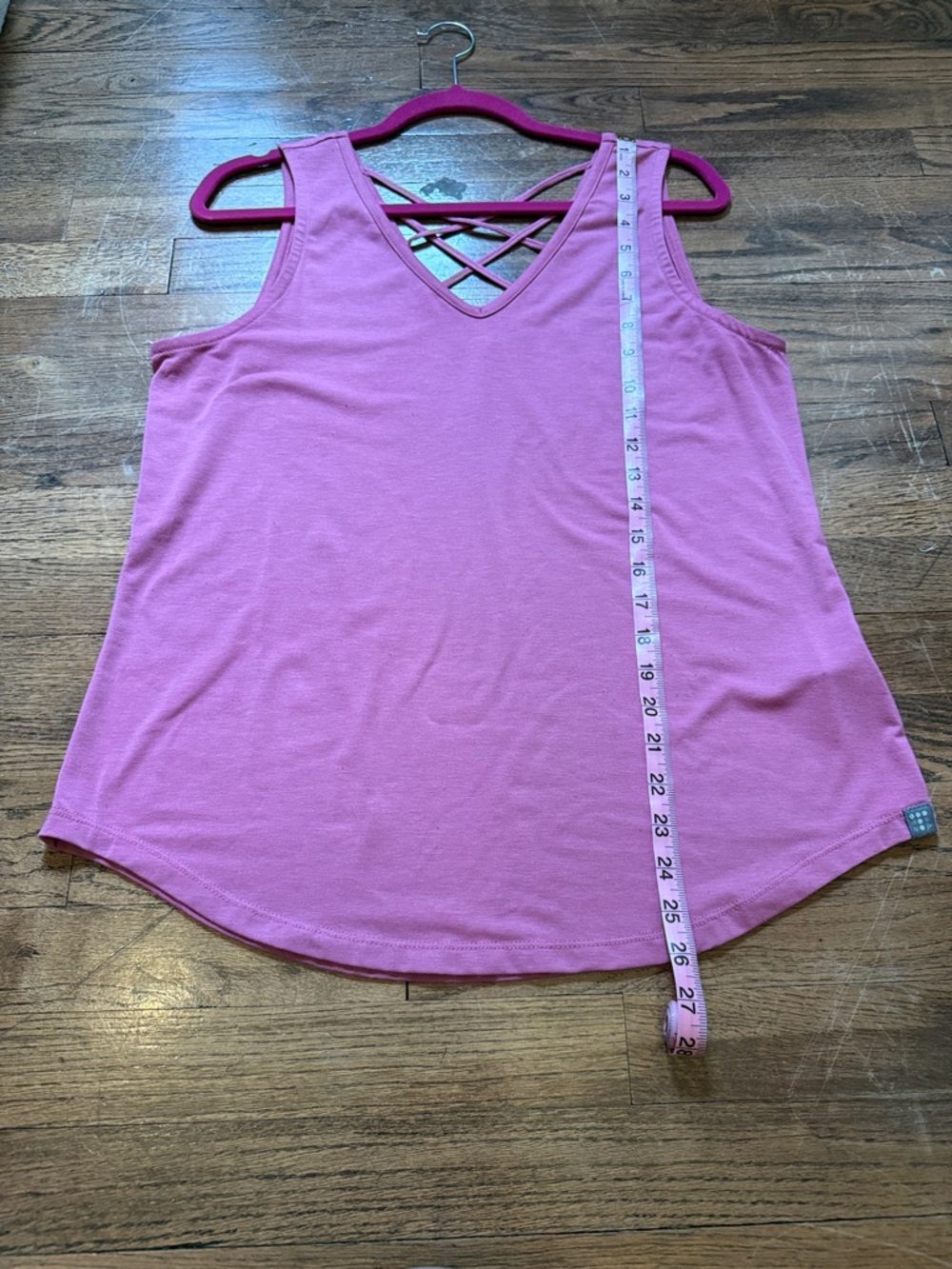 Title Nine Mauve Crisscross Back Tank - Picture 9 of 9